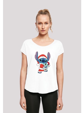 F4NT4STIC T-Shirt Disney Lilo & Stitch Weihnachten in weiß