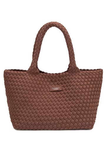 DIANA Schultertasche in COGNAC
