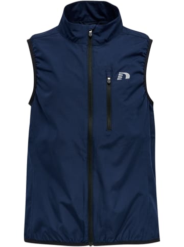 Newline Reißverschluss Vest Reflektierend Logo Kids Core Kinder in BLACK IRIS