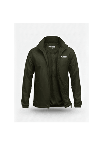 PAULGOS Herren Regenjacke Funktionsjacke in Olive