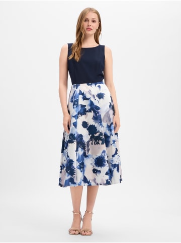 Vera Mont Kleid in marine ecru - 0001