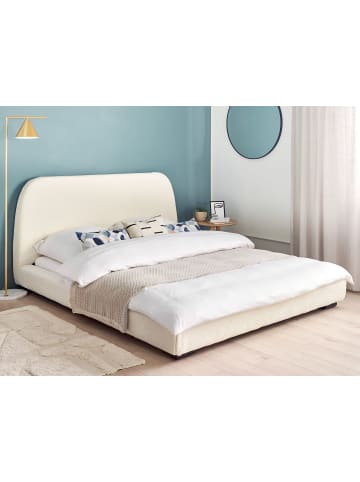 Beliani Doppelbett ROISEL in Beige/Schwarz - (W) 181 x (H) 101 x (L) 226 cm