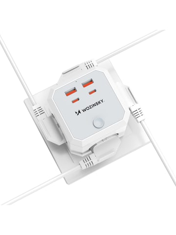 Wozinsky Wozinsky WKZ-4B Power Cube 4x AC 2x USB-A 2x USB-C PD 20 W 4000 W