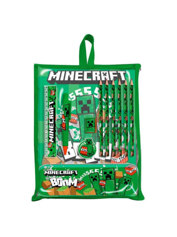 Minecraft Boom Schreibwarenset mit Halter
