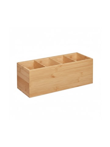 relaxdays Ordnungsbox in Natur - (B)35 x (H)12 x (T)14 cm