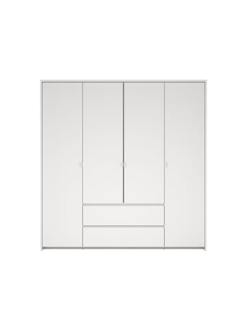 ebuy24 Kleiderschrank Next Weiß 197 x 58 cm