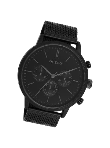 Oozoo Armbanduhr Oozoo Timepieces schwarz extra groß (ca. 50mm)