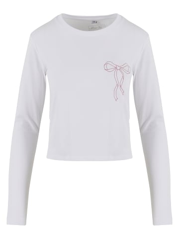 Mister Tee Long Sleef in white