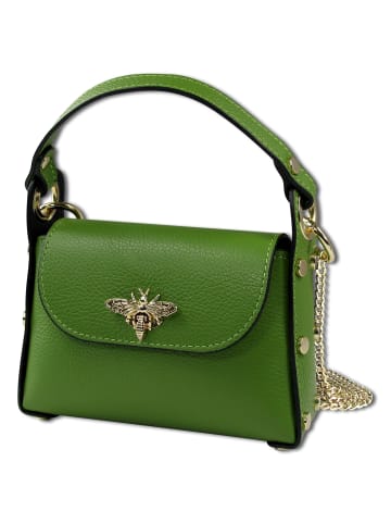 Toscanto Leder Umhängetasche Toscanto Tasche grün ca. 19cm