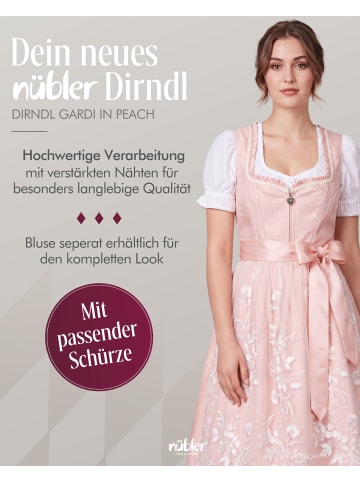 MarJo Midi Dirndl Gardi in Peach