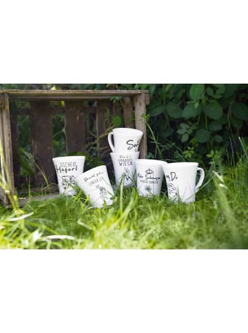Seltmann Weiden 6er Set Henkelbecher Bayern 400 ml in weiß