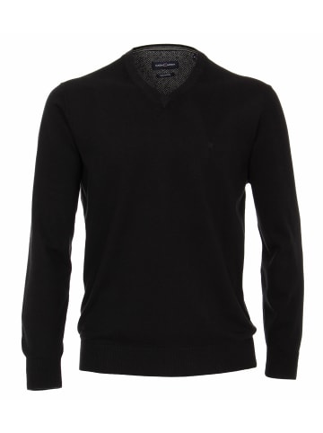CASAMODA V-Pullover für Herren in schwarz