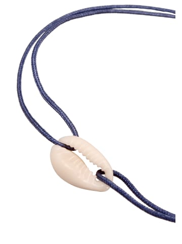 KUZZOI Armband 925 Sterling Silber Muschel in Blau