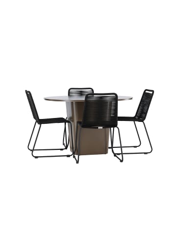 ebuy24 Gartenset SantaFeLindos Braun 120 x 120 cm