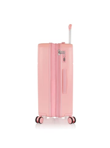 Heys Pastel 4 Rollen Kofferset 3-teilig mit Dehnfalte in blush