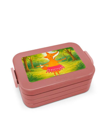 Mr. & Mrs. Panda MEPAL Bentobox Fuchs Ballerina Design ohne Spruch in Rot Pastell