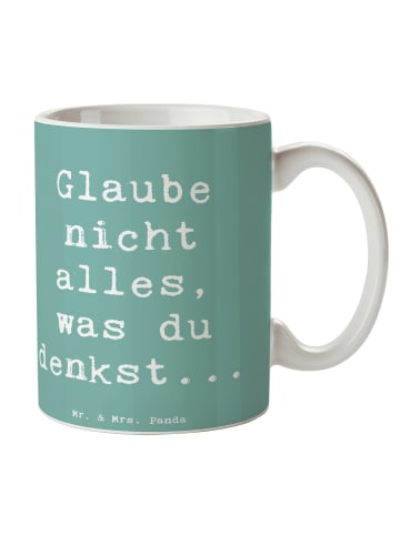 Mr. & Mrs. Panda Geschenktasse Spruch Selbstvertrauen und Klarhe... in Meeresbrise
