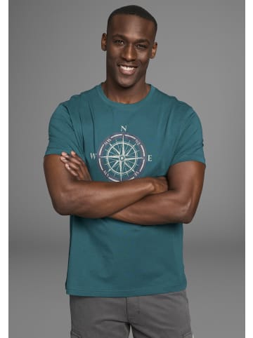 Delmao T-Shirt in dunkel grün