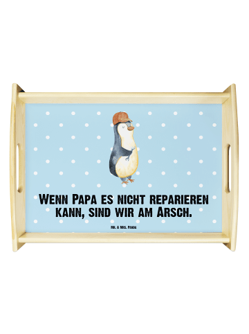 Mr. & Mrs. Panda Tablett Wenn Papa es nicht reparieren kann, sin... in Blau Pastell