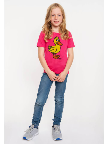 Logoshirt T-Shirt Die Sendung mit der Maus in pink