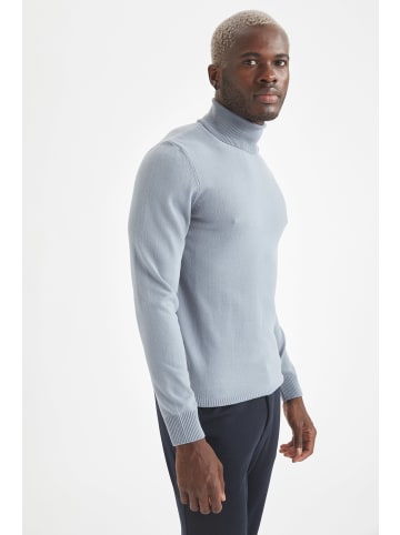 DeFacto Rollkragenpullover in Hellblau