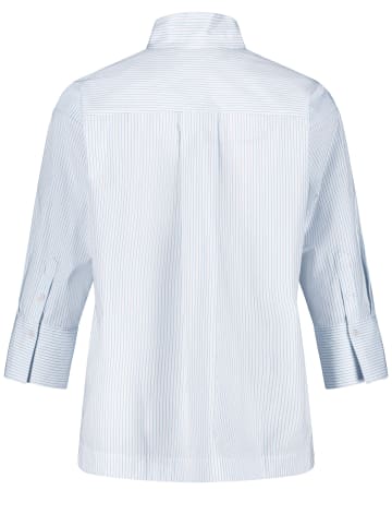 Gerry Weber Bluse 3/4 Arm in Aqua/Offwhite Stripes