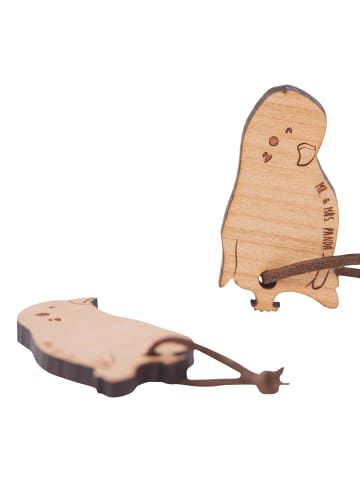 Mr. & Mrs. Panda schlüsselanhänger paar Wellensittich ZweiMenschkei... in Braun