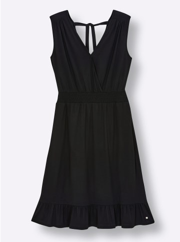 sheego Jersey-Kleid in schwarz