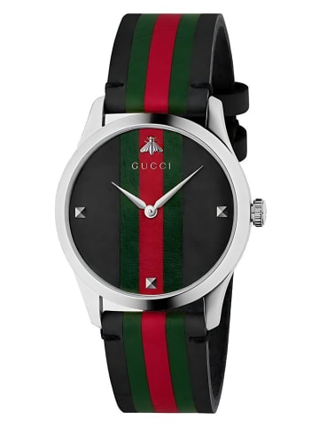 Gucci Uhr aus Edelstahl Model YA1264079