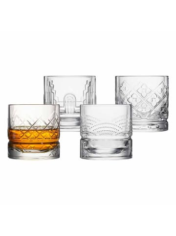 La Rochere 4er Set Whiskybecher Dandy 300 ml in transparent