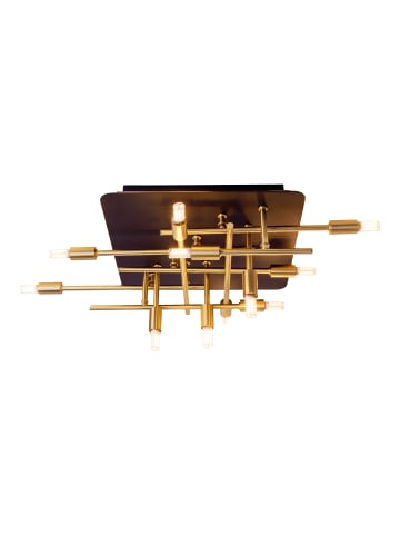 näve Deckenleuchte "ANCONA" in messing - (L)51 cm x (B)48 cm x (H)15 cm