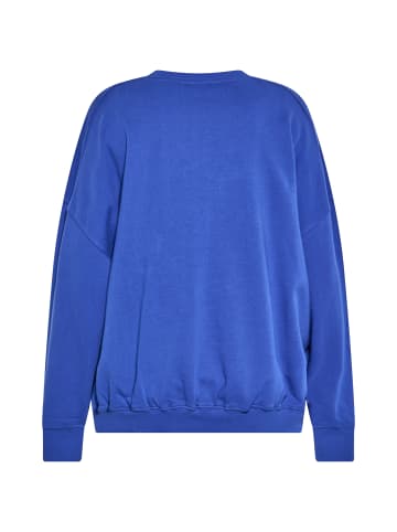Swirly Damen Sweatshirt in Königsblau