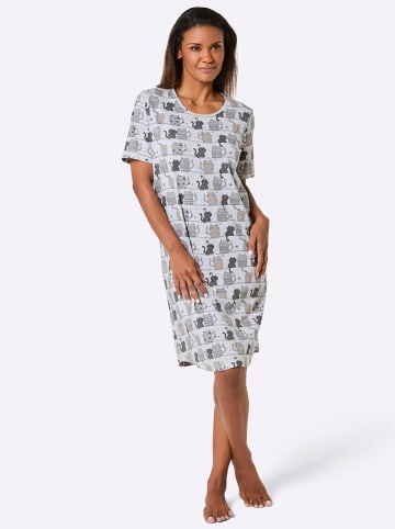 WITT WEIDEN Sleepshirts in anthrazit-bedruckt + grau-bedruckt