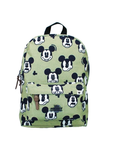 Disney Mickey Mouse Rucksack Grün | Micki Maus | Mickey Mouse | 33 x 25 x 10 cm | Kinder Tasche