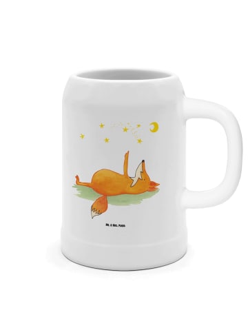 Mr. & Mrs. Panda Krug Fuchs Sterne ohne Spruch in Weiß