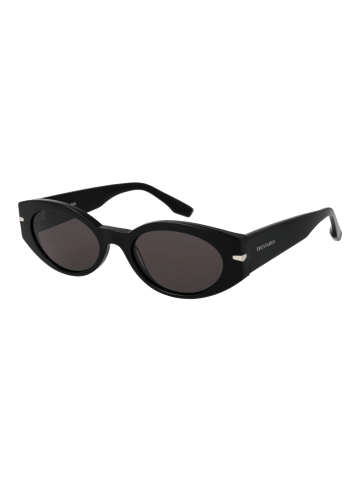 Trussardi Frauen Sonnenbrille Oval Schwarz