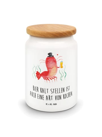 Mr. & Mrs. Panda Teedose Hummer Weizen mit Spruch in Weiß