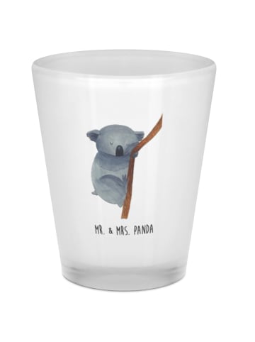 Mr. & Mrs. Panda Schnapsglas Koalabär ohne Spruch in Transparent