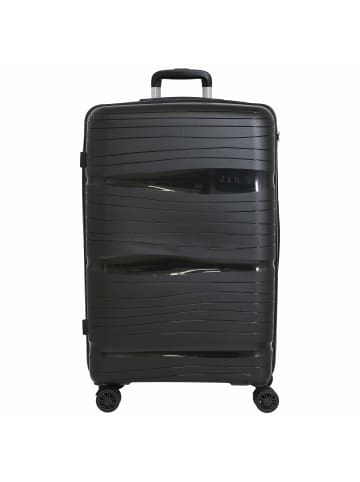 D&N Travel Line 4300 - 4-Rollen-Trolley L 76 cm (black) in schwarz