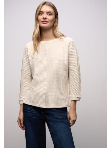 Street One Langarmshirt in beige ecru - 0002