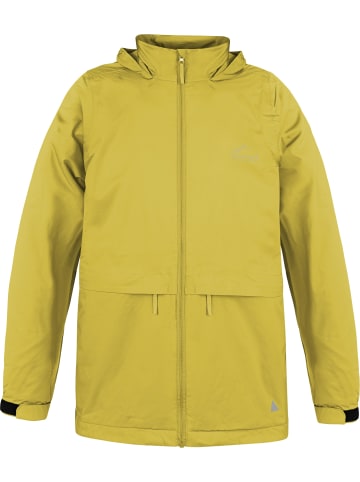 Normani Outdoor Sports Kinder Regenjacke mit Fleecefutter in Gelb