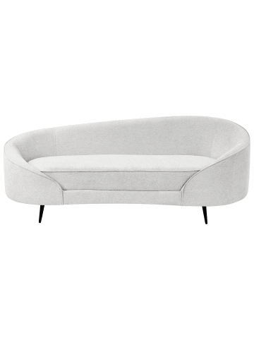 Beliani 3-Sitzer Sofa SAVAR in Weiß/Schwarz - (W) 183 x (H) 69 x (L) 84 cm