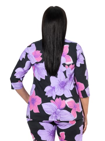 Ulla Popken Longshirt in schwarz