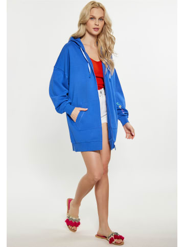 IZIA Damen Hoodie in Kobaltblau