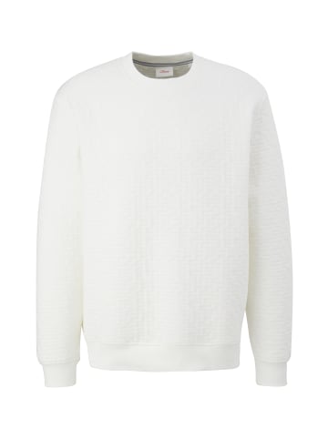 s.Oliver Sweatshirt in 0120_weiß