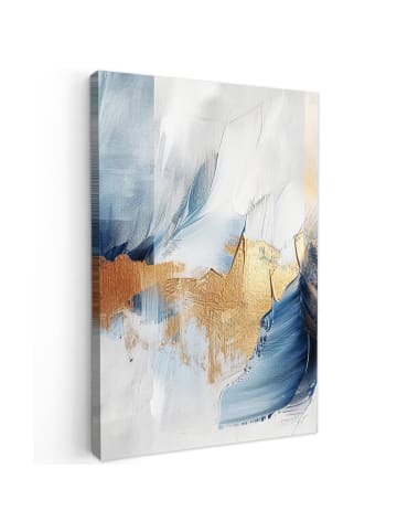 MuchoWow Poster mit Leiste Abstrakt gold (BxH)