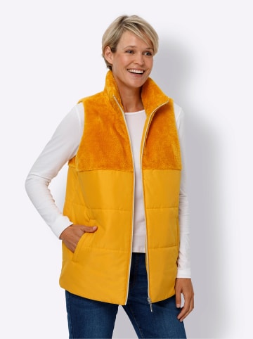 Sieh an! Weste in ocker