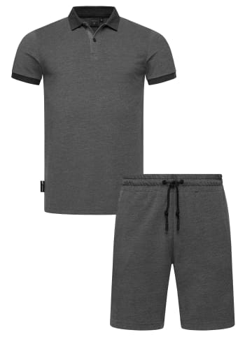ragwear Poloshirt Set Porpi in Dark Grey
