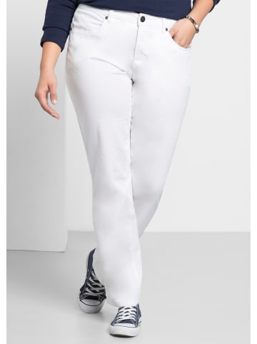 sheego Stretch-Hose in weiß