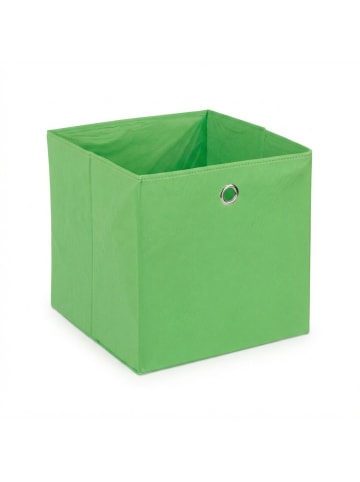 relaxdays 4 x Aufbewahrungsbox in Grün - (B)30 x (H)30 x (T)30 cm